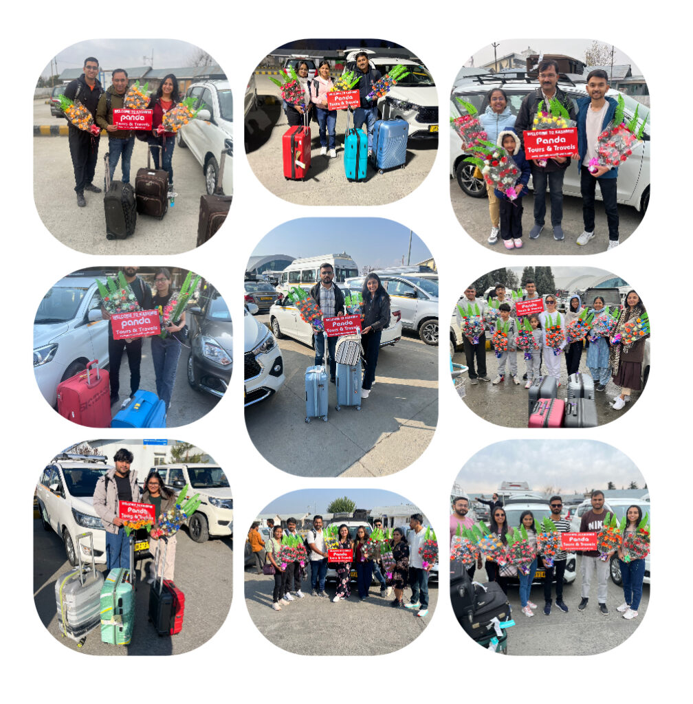 Collage Image of vaishno devi tour package guests