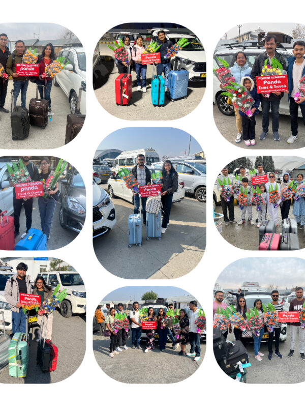 Collage Image of vaishno devi tour package guests