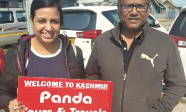 Happy Couple who booked Gurez Tour Package with Panda Tours and Travels