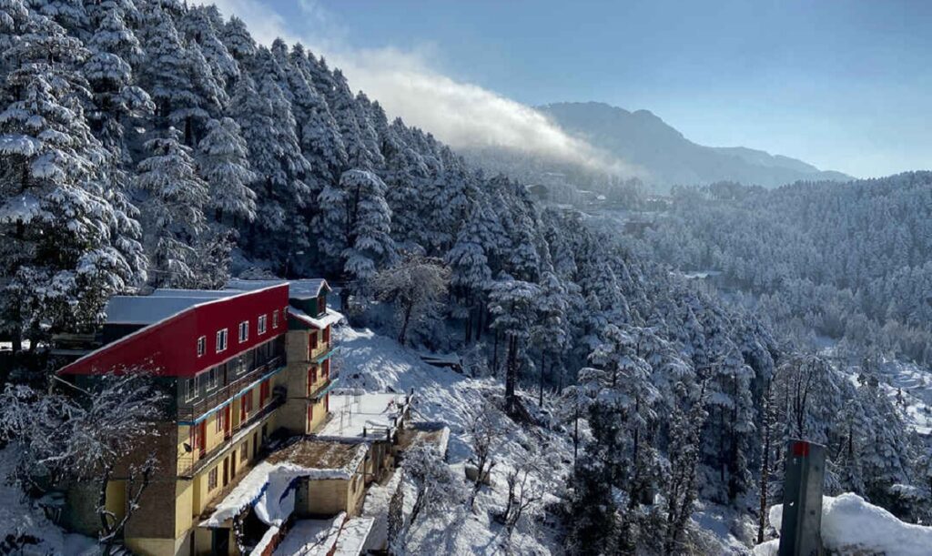 Patnitop hill station surrounded by lush green meadows and pine forests, a peaceful stop near Kashmir tourist destinations | Panda Tours and Travels
