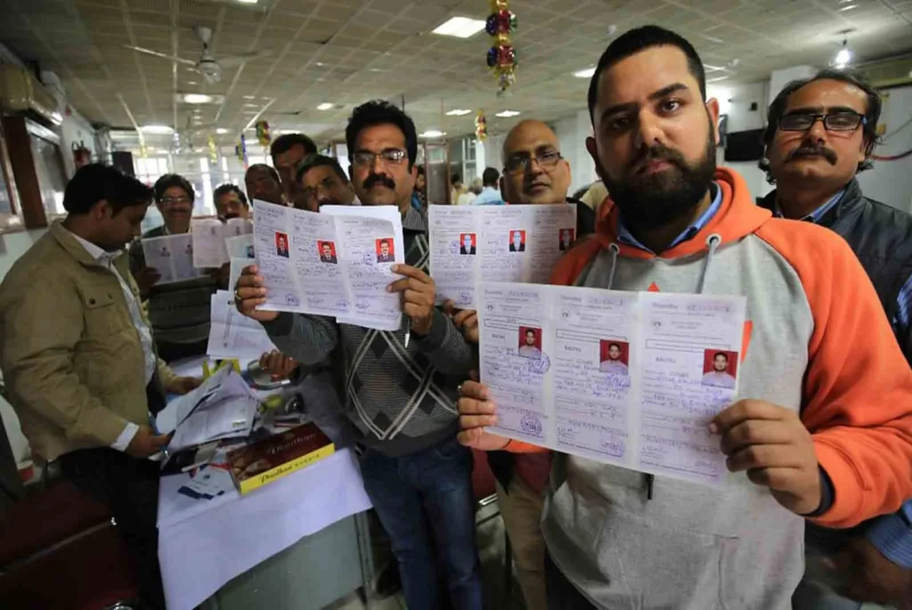 Amarnath Yatra registration counter for pilgrims traveling to the holy Amarnath Cave Temple | Panda Tours and Travels