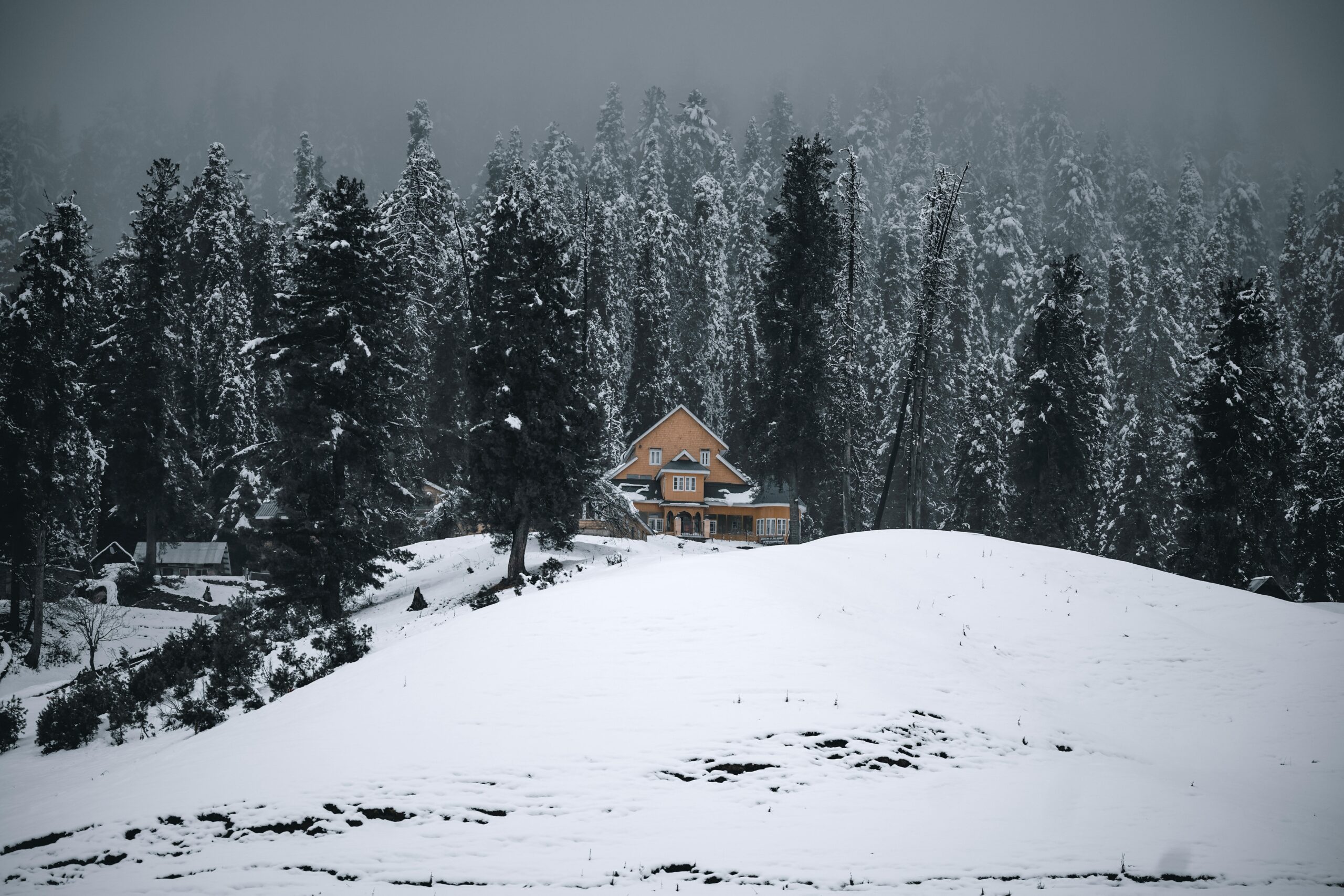 Gulmarg hill station covered in snow and green meadows, one of the most beautiful Kashmir travel destinations | Panda Tours and Travels