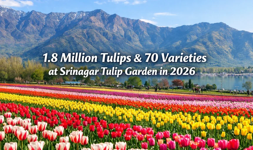 Tulip Garden Opening on 16 March 2026 | Full Details , Timing & Ticket info