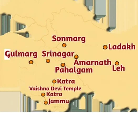 our service area panda tours and travels srinagar kashmir 