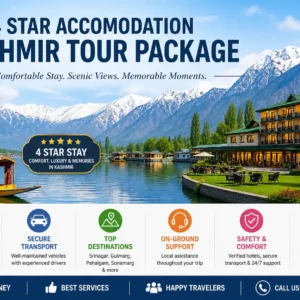 featured image for 4 star accommodation kashmir tour package
