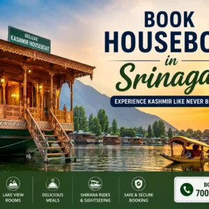 featured image for book houseboat in srinagar