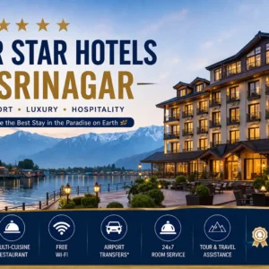 featured image for four star hotels in srinagar