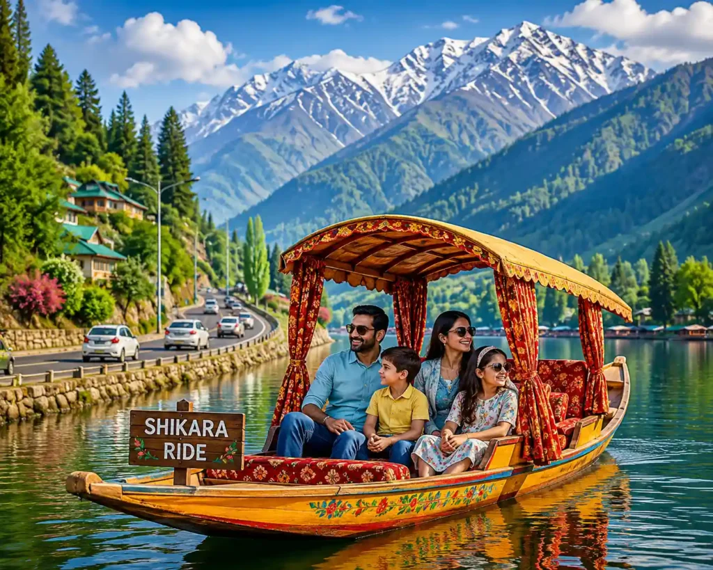 infographic image for kashmir summer holiday package