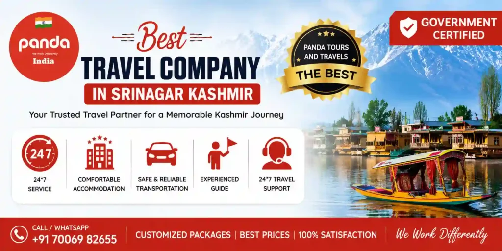 Top 10 Best Travel Company in Srinagar Kashmir (2026) – Trusted Travel Agencies for Kashmir Tour Packages 2 infographic image for Best Travel Company in Srinagar Kashmir