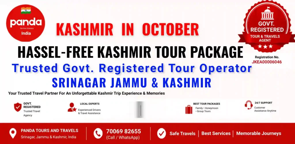 infographic image for kashmir in october