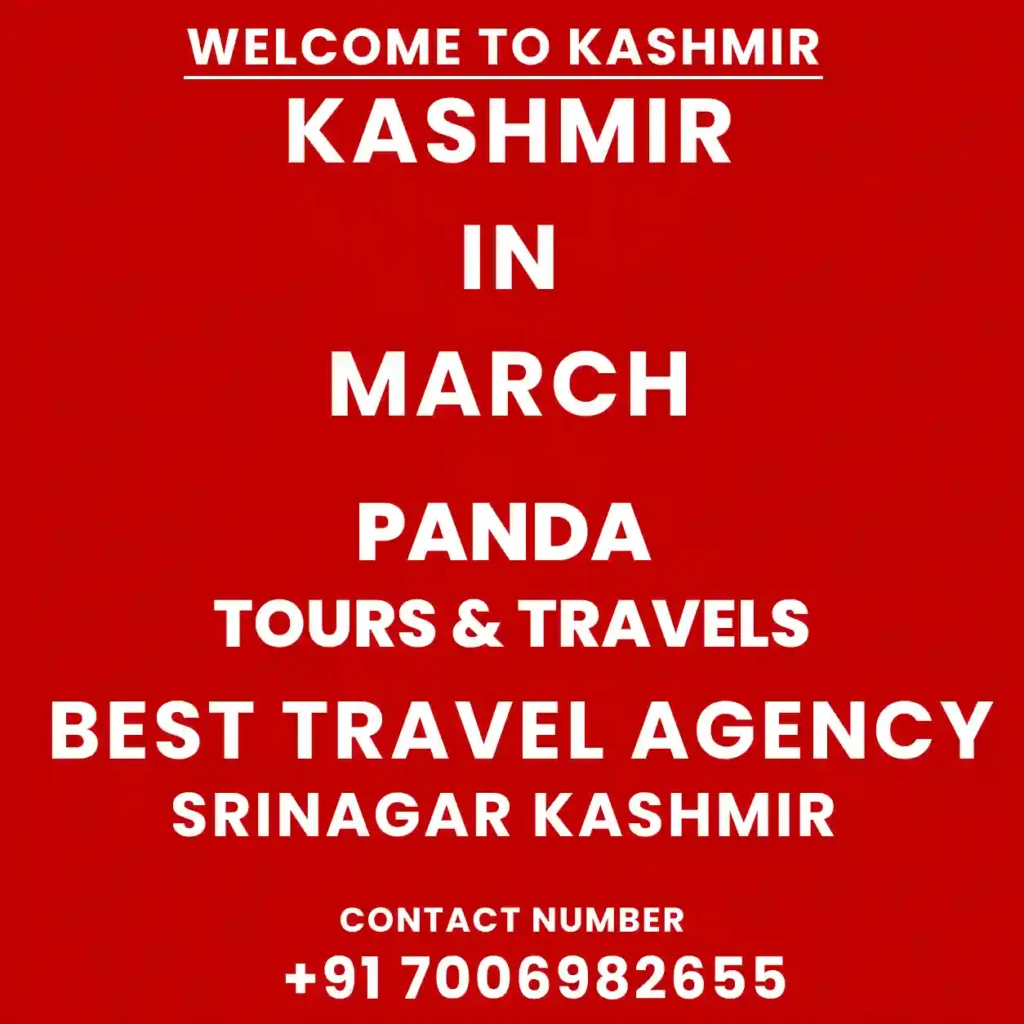 Kashmir in March: Complete Travel Guide to Weather, Snowfall, Places to Visit & Tour Packages 6 Infographic image for kashmir in March