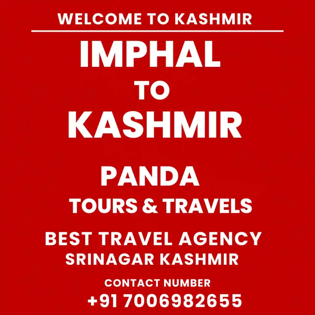 Kashmir Tour Packages From Imphal: Complete Cost, Distance, Itineraries & Travel Guide 4 infographic image for kashmir tour packages from Imphal