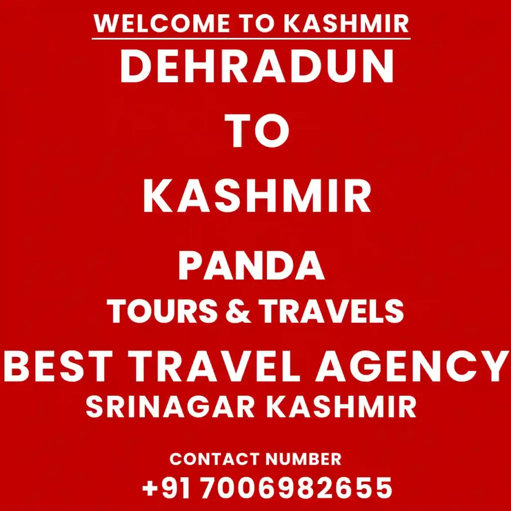 Book the Best Kashmir Tour Packages From Dehradun for an Unforgettable Holiday 2 Infographic image for kashmir tour packages from Dehradun