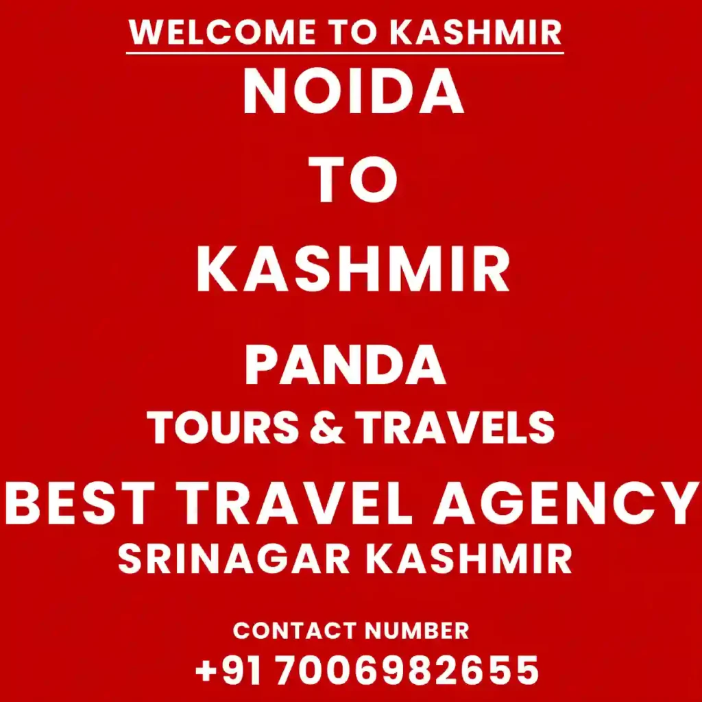 Kashmir Tour Packages from Noida: Your Complete Journey to Paradise 4 Infographic image for kashmir tour packages from Noida