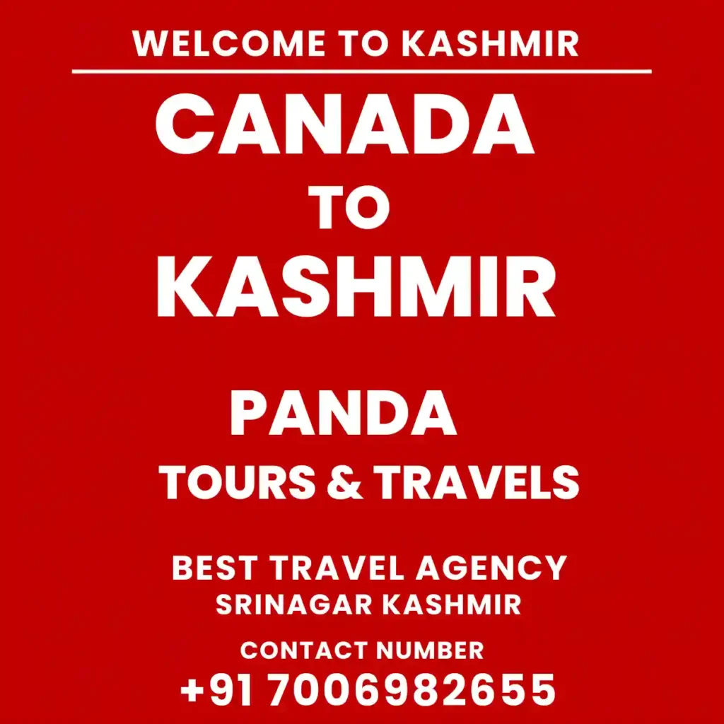 Kashmir Tour Packages From Canada : Complete Travel Guide, Best Itineraries , Routes and Best Month To visit 4 infographic image for Kashmir tour packages from Canada