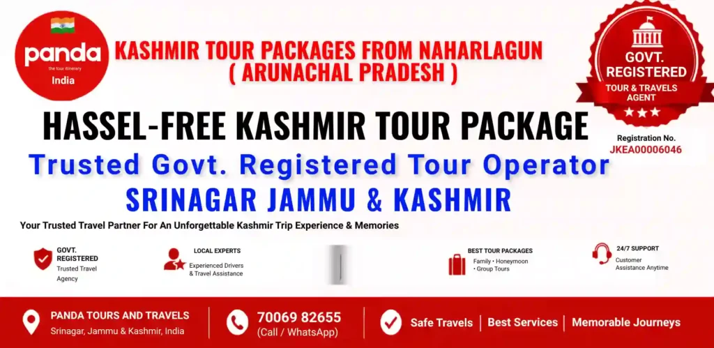 Kashmir Tour Packages From Naharlagun – Complete Travel Guide 2 Infographic image For Kashmir Tour Packages From Naharlagun