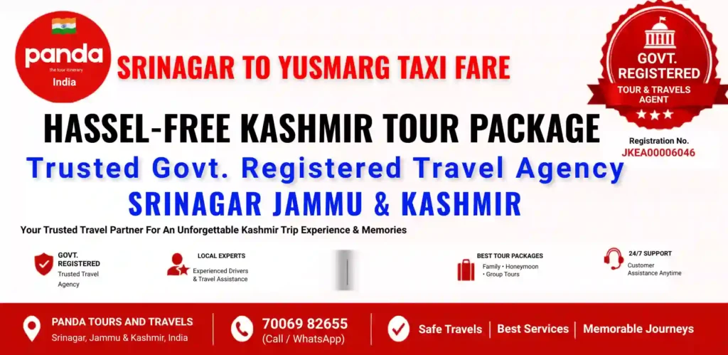 Srinagar To Yusmarg Taxi Fare 2026 | Best Taxi Service, Rates And complete Guide 23 infographic image for Srinagar to Yusmarg Taxi Fare