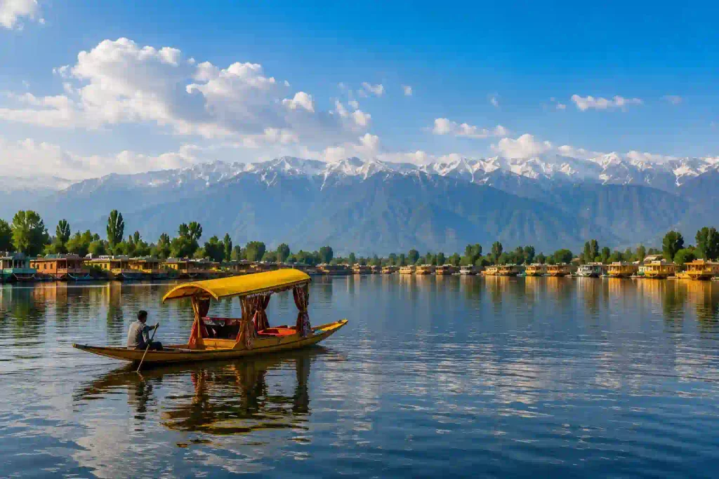 Shikara boat ride on Dal Lake Srinagar