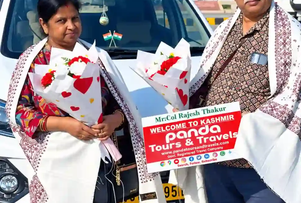Banglades tourists visiting Gulmarg and Dal Lake Kashmir with Panda Tours and Travels